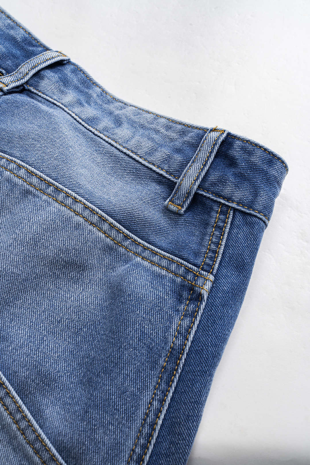Denim Barrel Kot