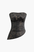 Vira Asimetrik Straplez top