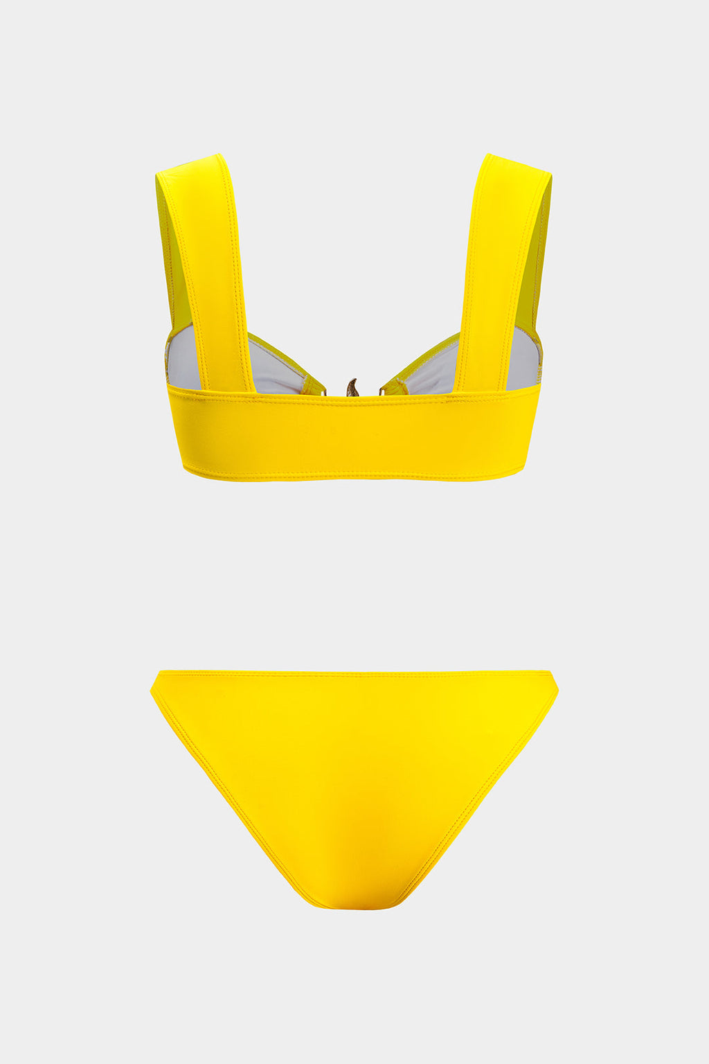Metalik Yıldız Dekorlu Kıvrımlı Bikini Takımı