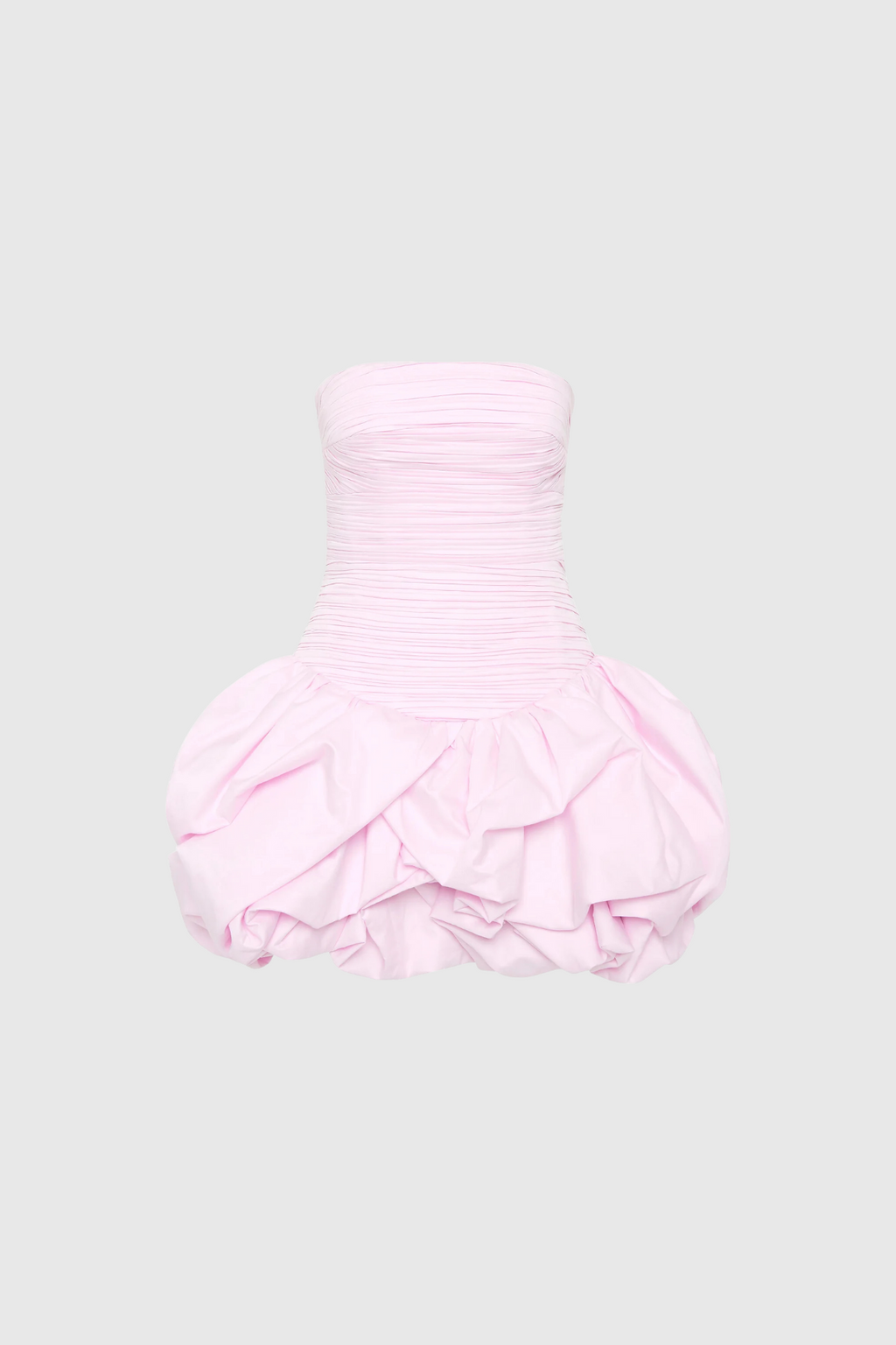 Amerigo Ruch Straplez Mini Elbise Pembe