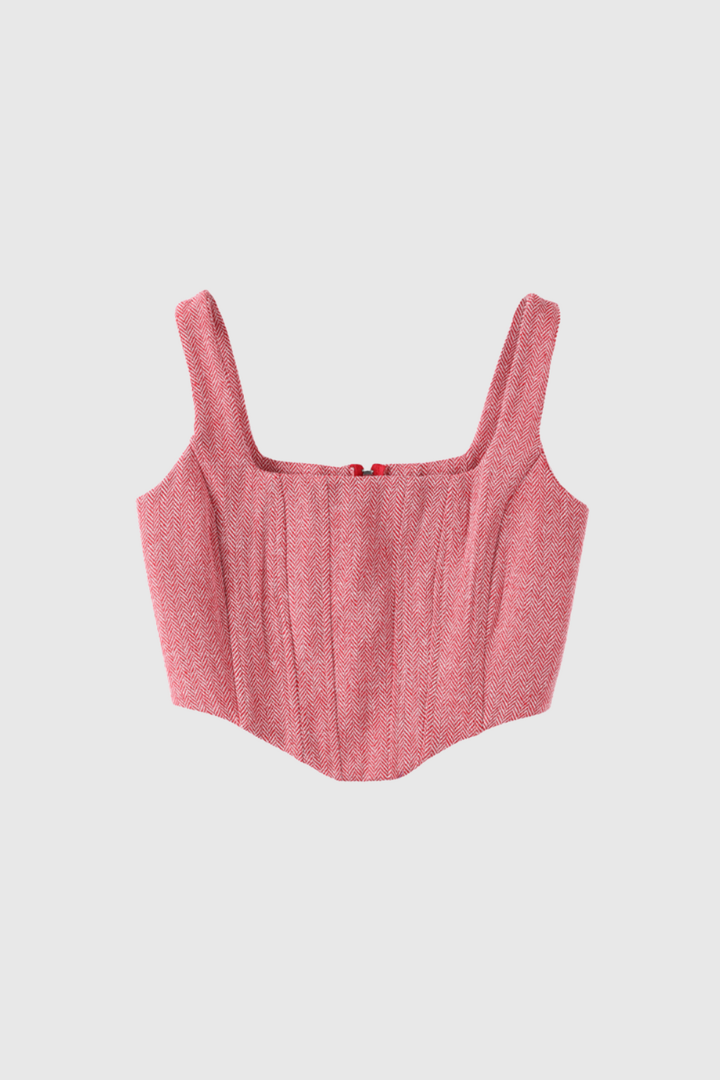Pembe Anang Yaka Askısız Üç Parça Pantolon Takımı