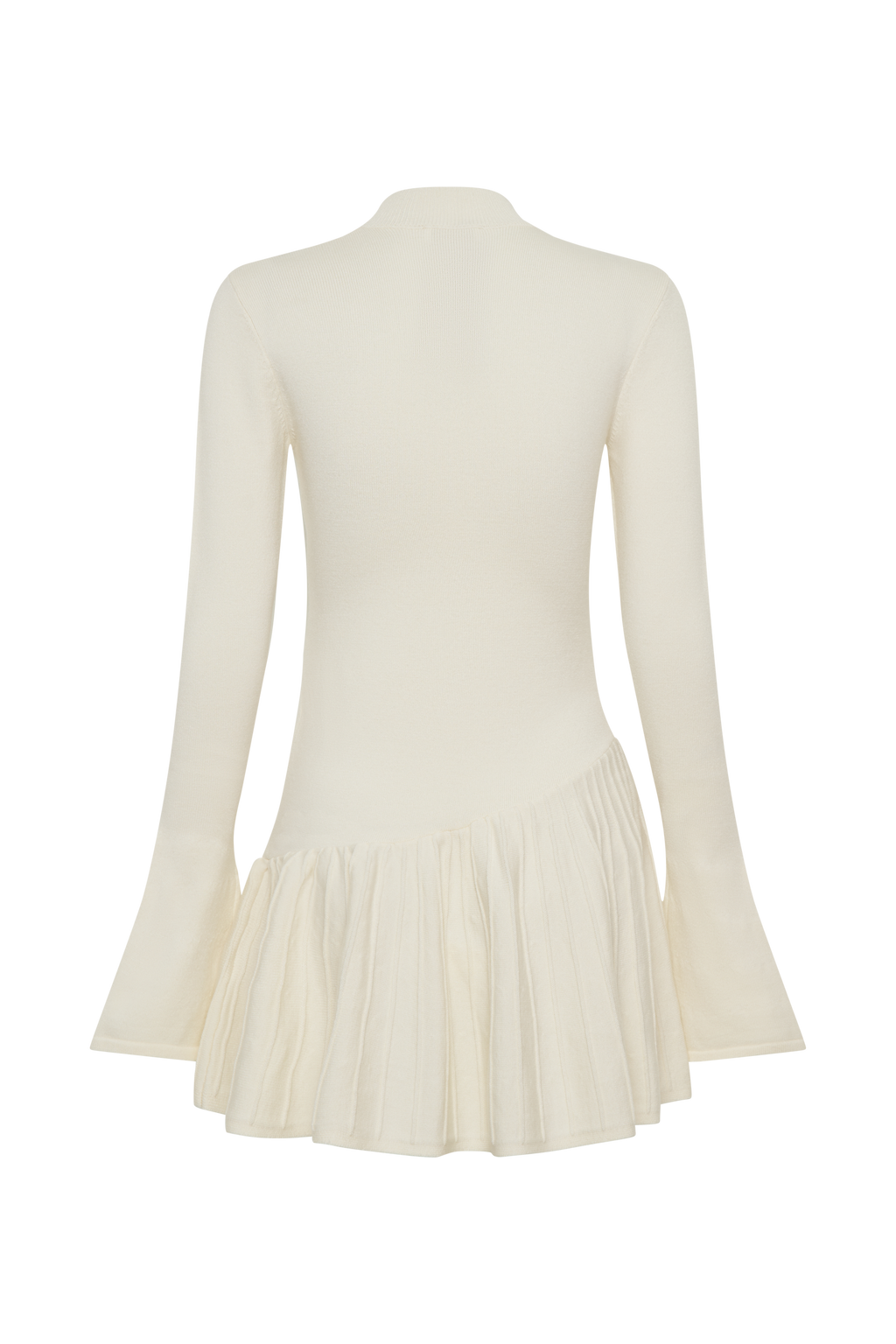 Blair Örgü Mini Elbise - Fildişi
