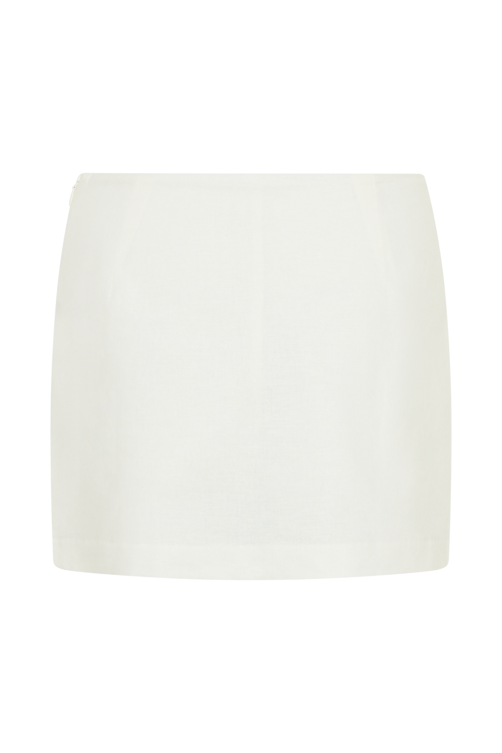 Ciara Keten Mini Şort - Beyaz