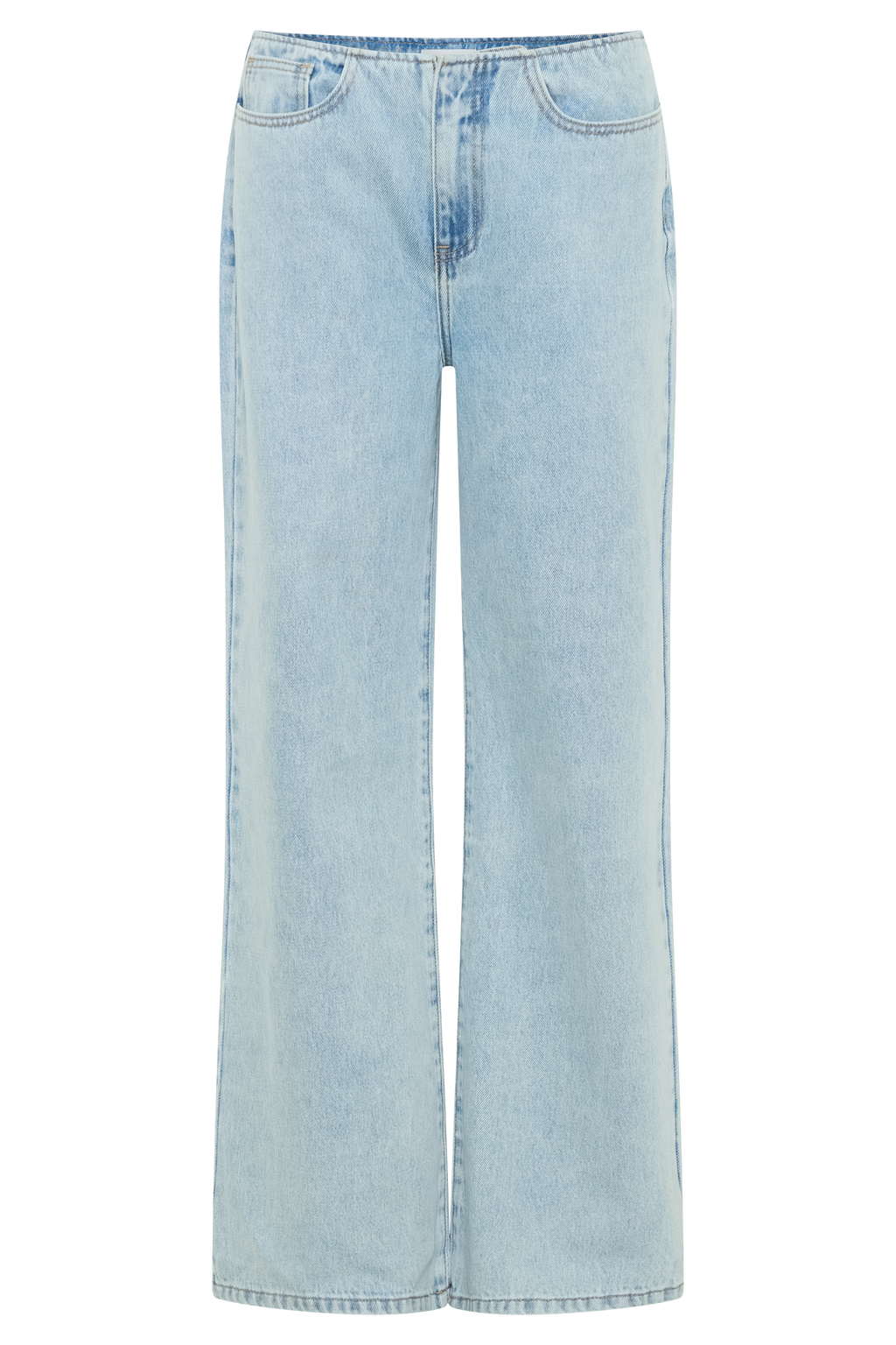 Caitlin Mid Bel Denim Flare Jeans - Açık Mavi