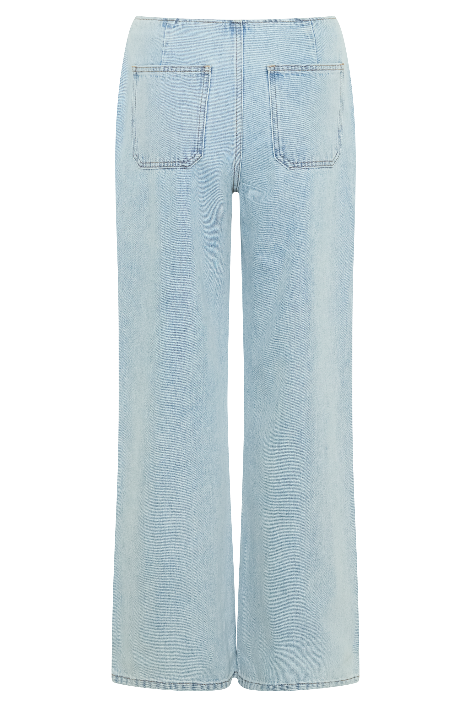 Caitlin Mid Bel Denim Flare Jeans - Açık Mavi