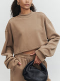 Yaşasın Kırpılmış Sweatshirt
