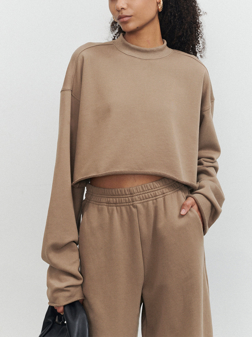 Yaşasın Kırpılmış Sweatshirt