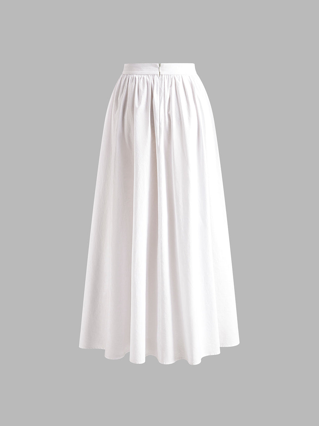 Pileli Sade Maxi Etek
