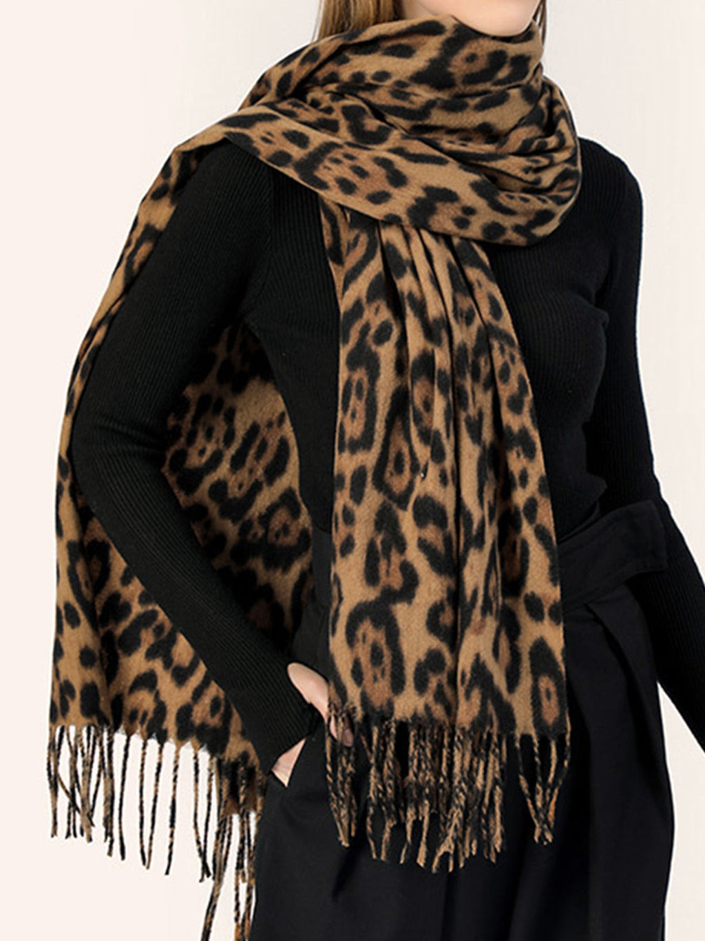 Touch Leopar Şal