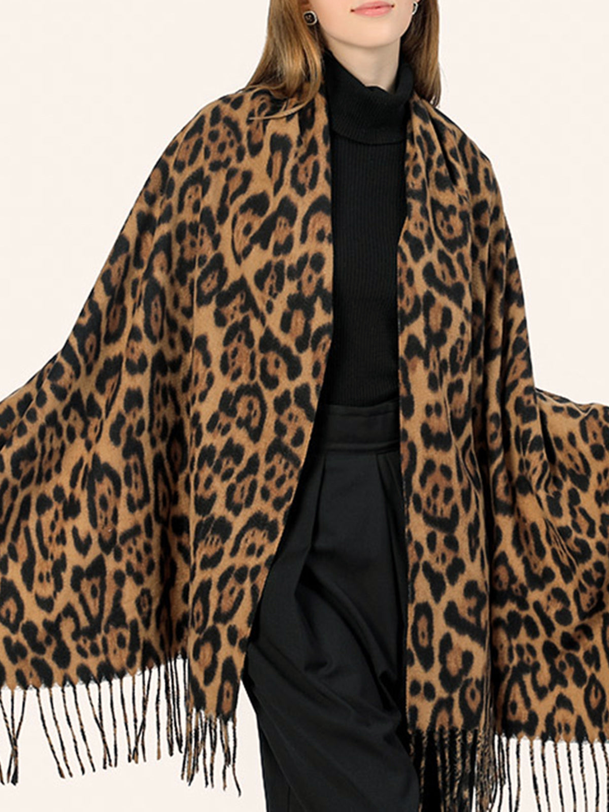 Touch Leopar Şal