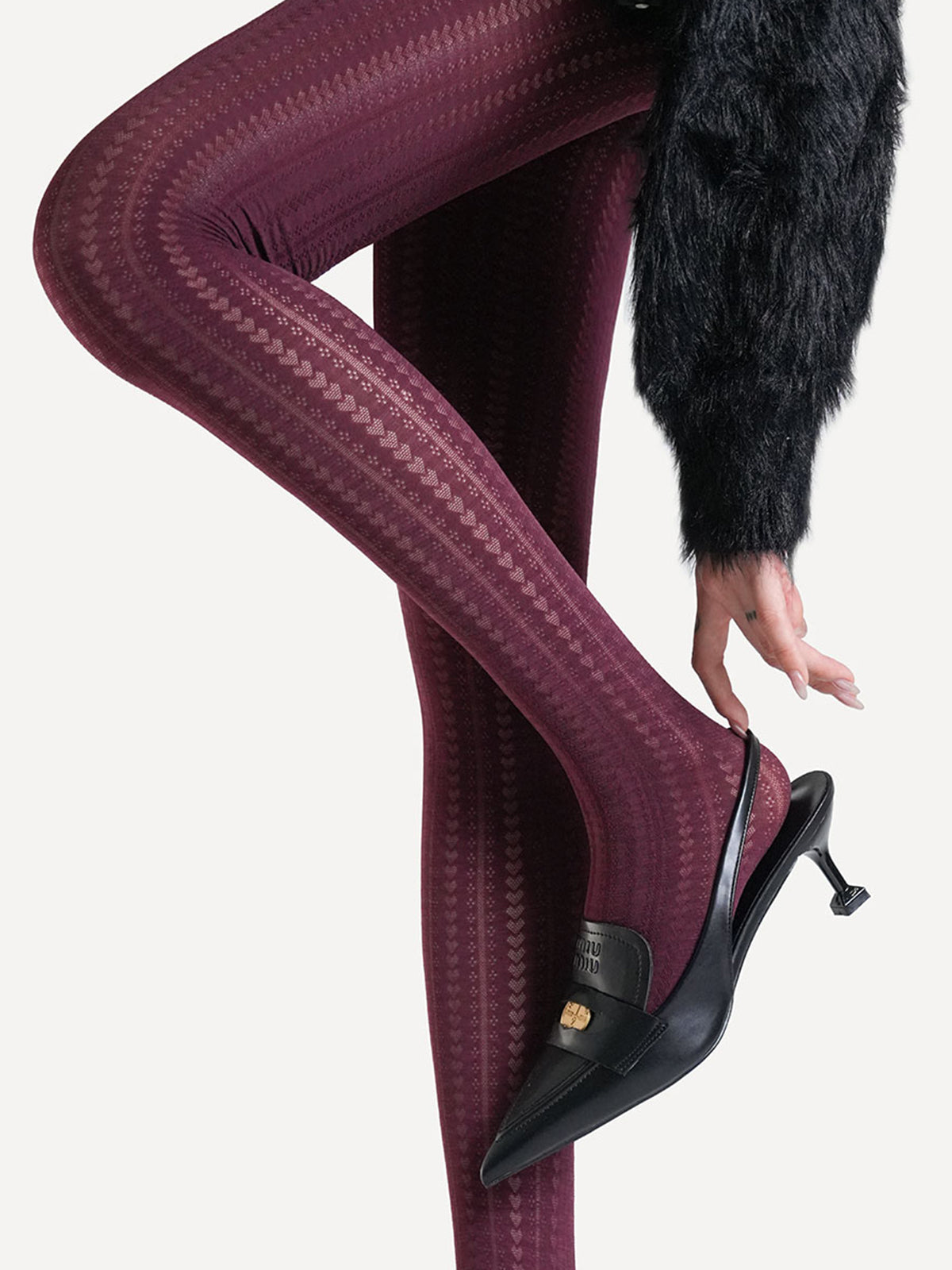 Sophie Kalp Kadife Çorap