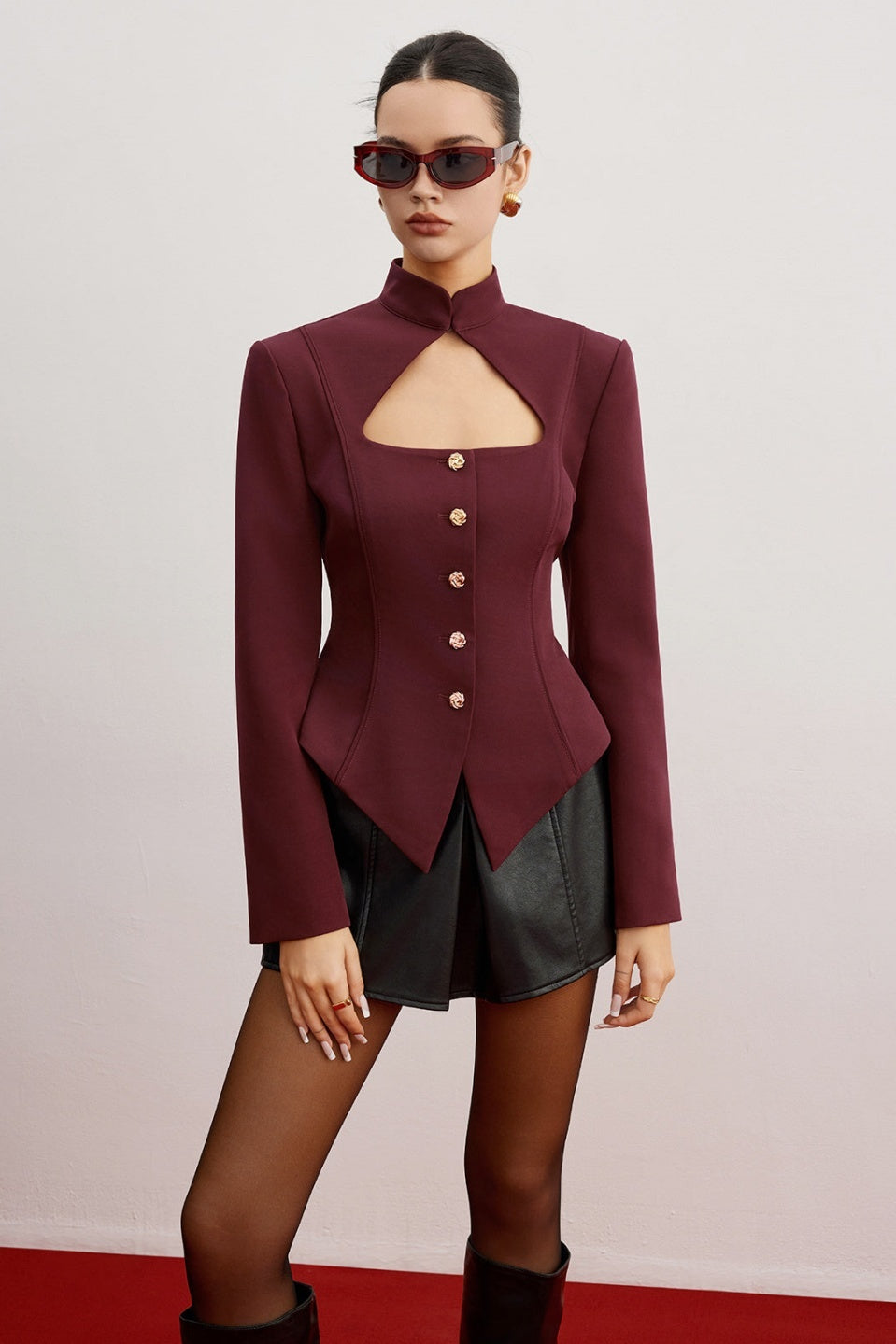 Edwina Dik Yaka Kesimli Blazer