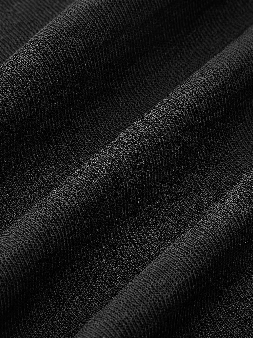 Düz Yaka Şeffaf Panel Jersey Üst