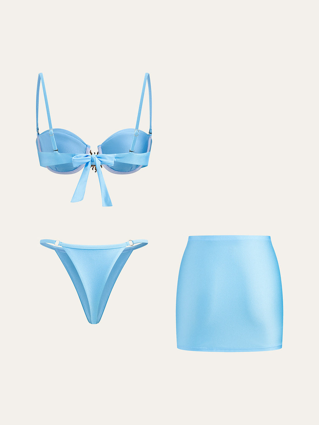 Sunshine Charm Bikini Takımı Ve Üst Etek