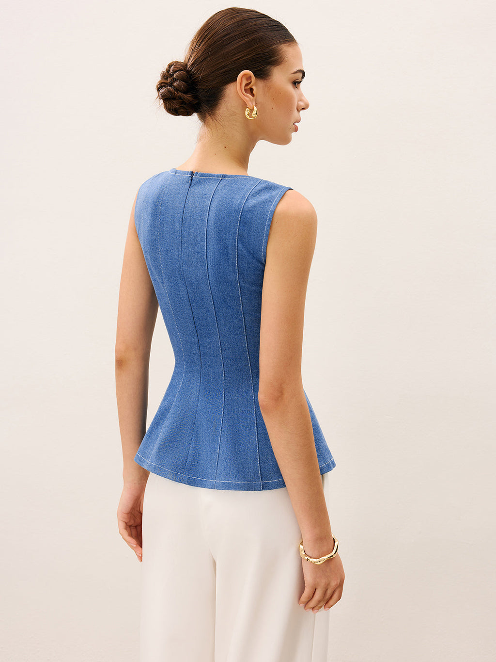 Kot Peplum Üst