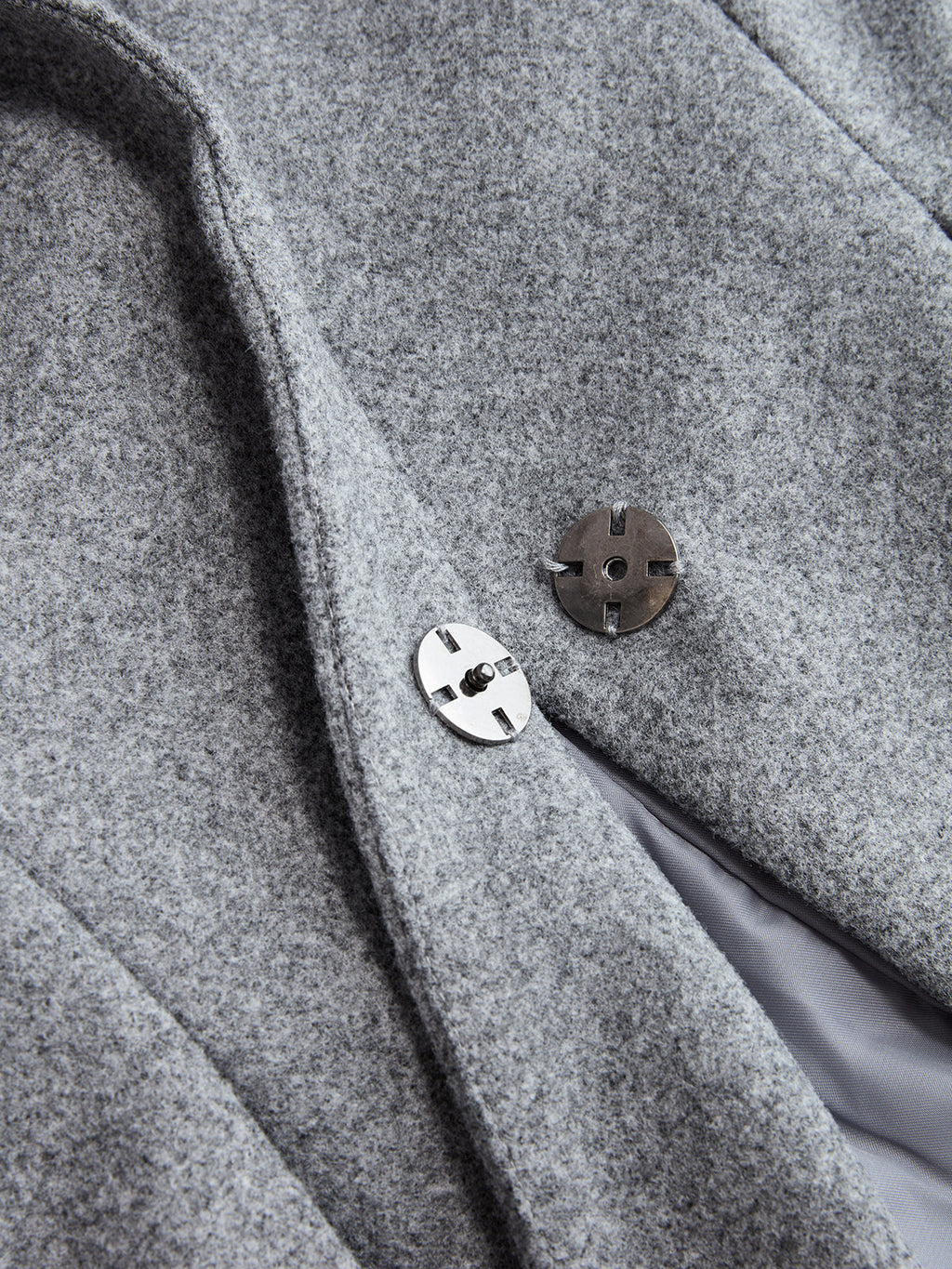 Tweed Blazer Pileli Etek Takımı Gri Regular Fit
