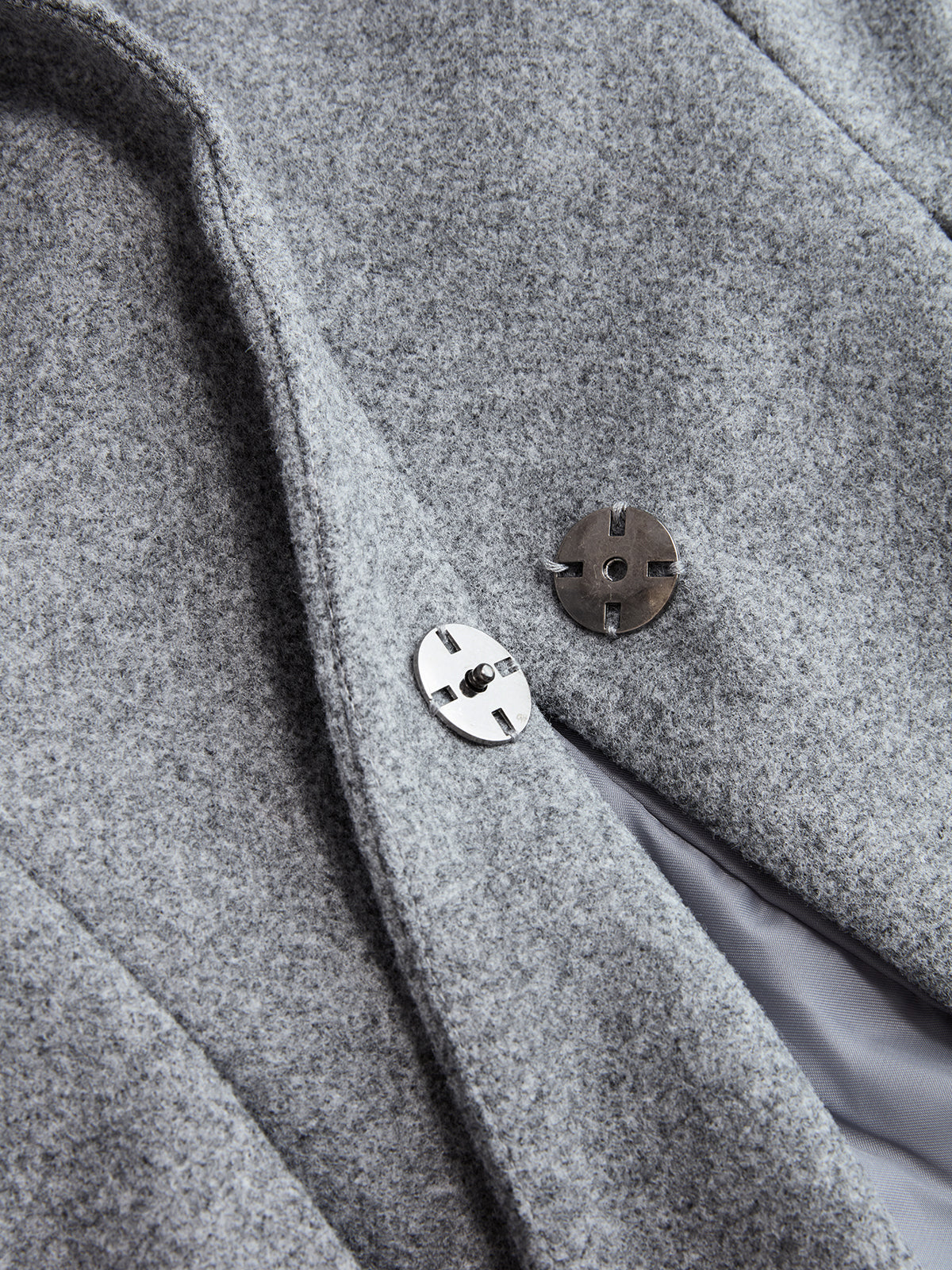 Tweed Blazer Pileli Etek Takımı Gri Regular Fit