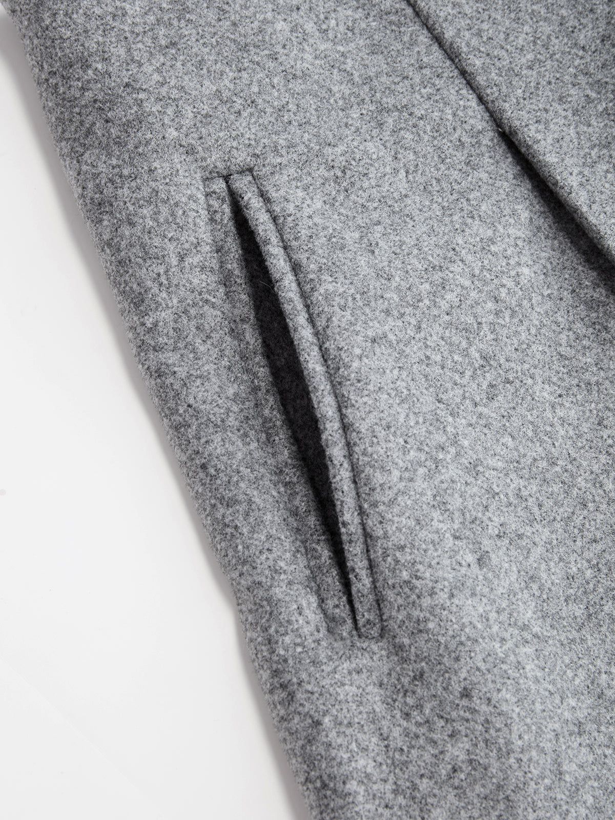 Tweed Blazer Pileli Etek Takımı Gri Regular Fit