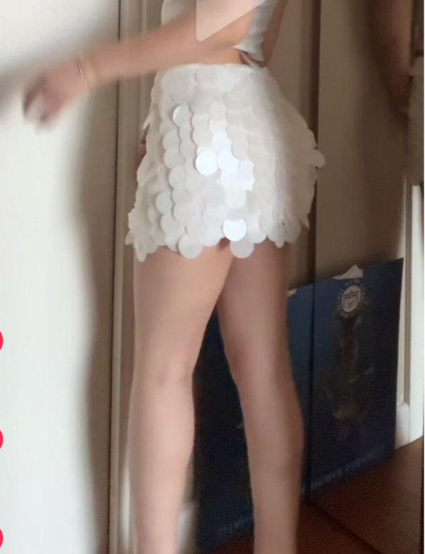 Payetli Mermaid Etek