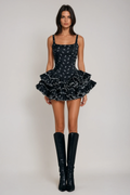 Berkeley Ruffle Mini Elbise