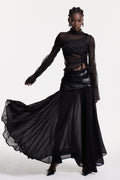 Christina Deconstruct Mesh Maxi Etek