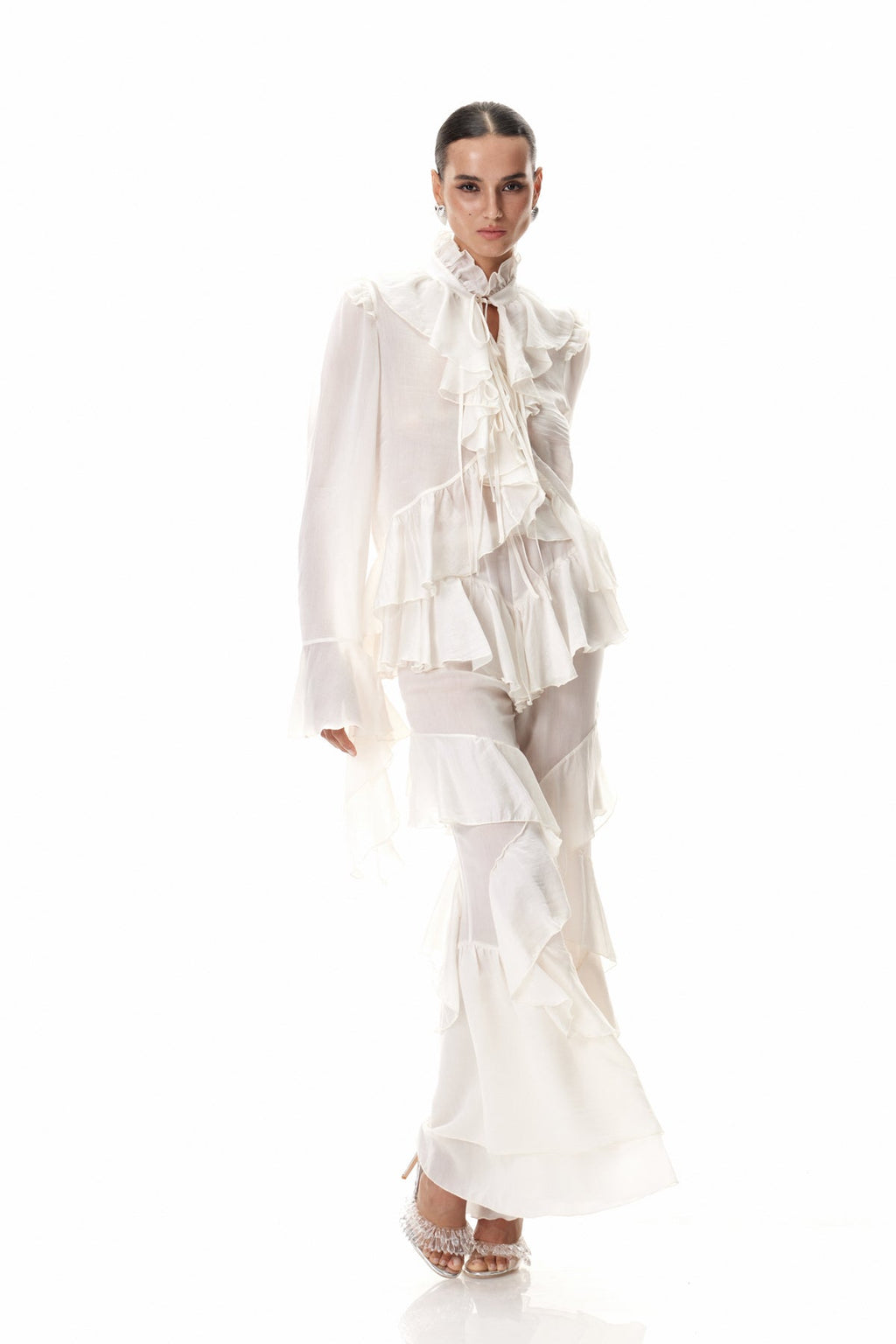 Cirila Ruffle Pantolon Takımı