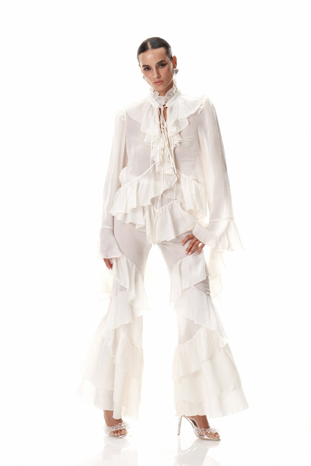 Cirila Ruffle Pantolon Takımı