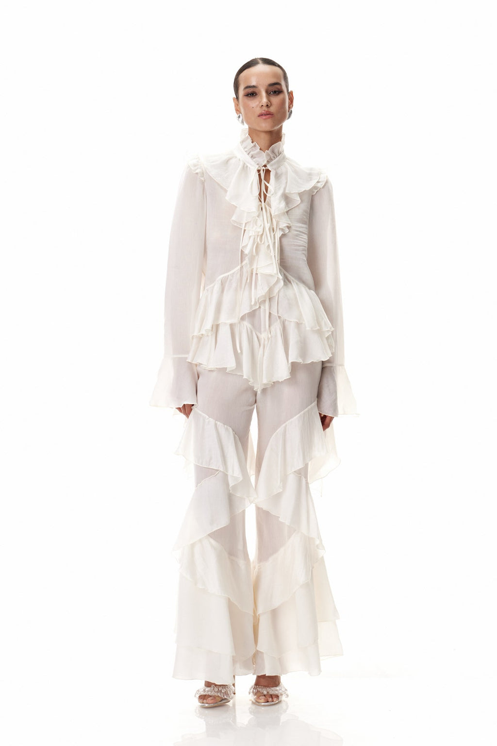 Cirila Ruffle Pantolon Takımı