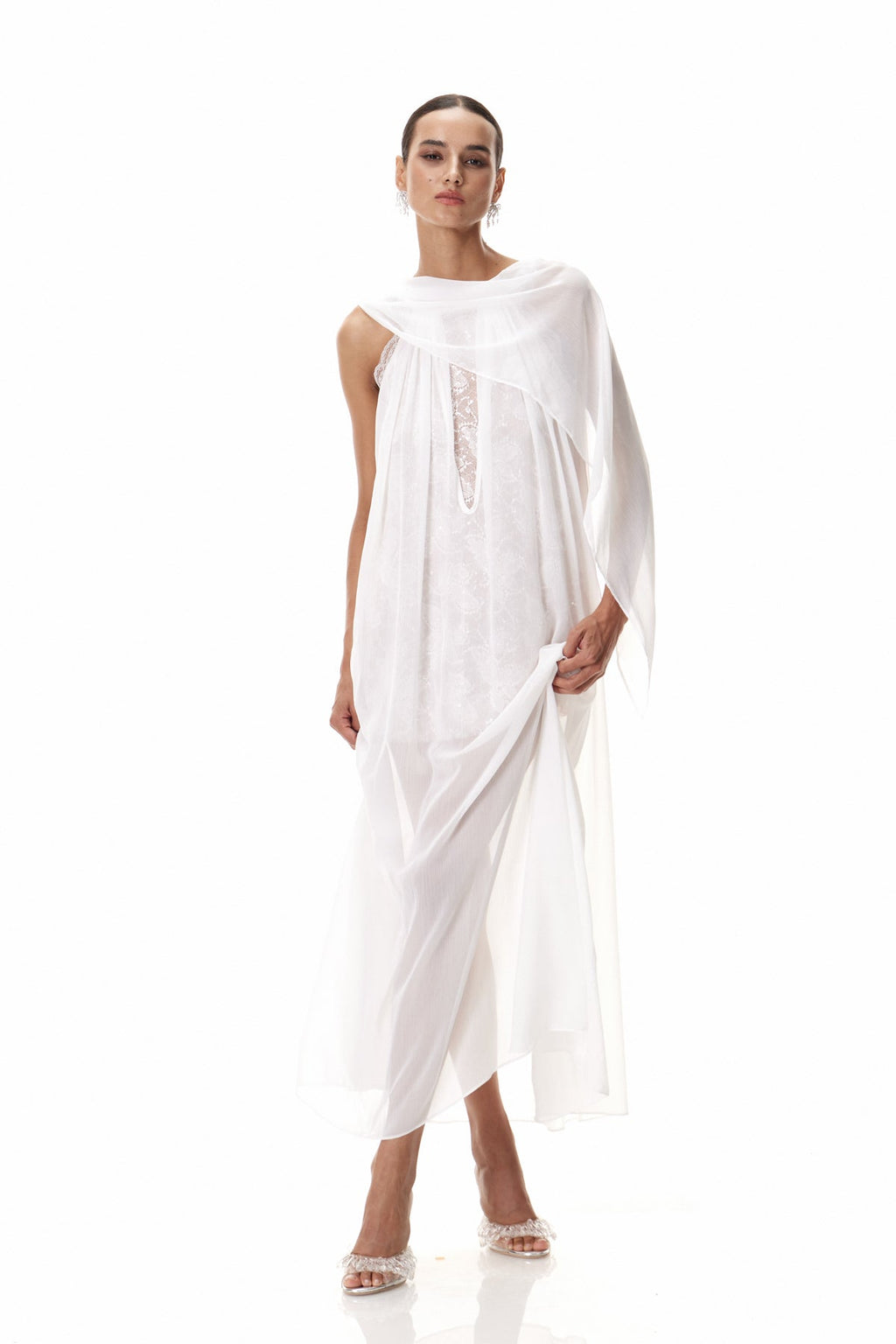 Claudie Şal Payet Maxi Elbise