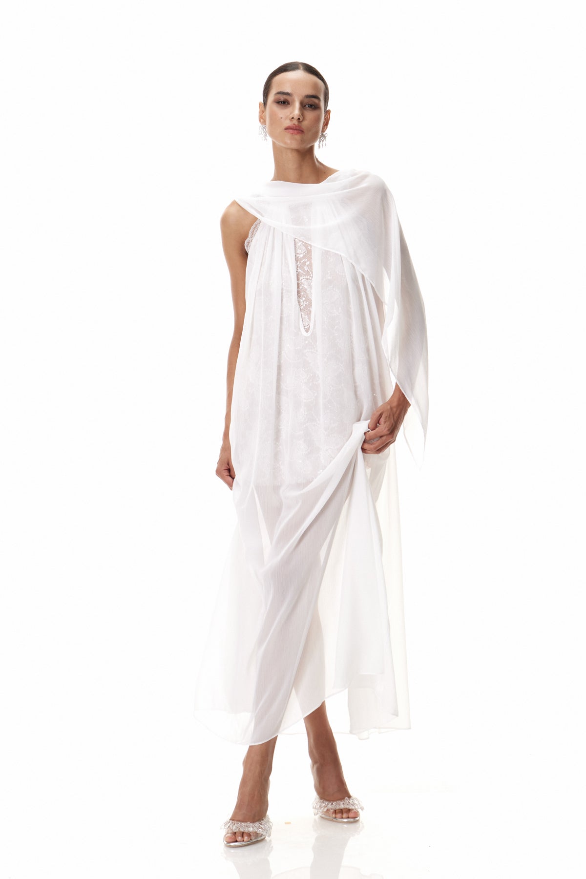 Claudie Şal Payet Maxi Elbise