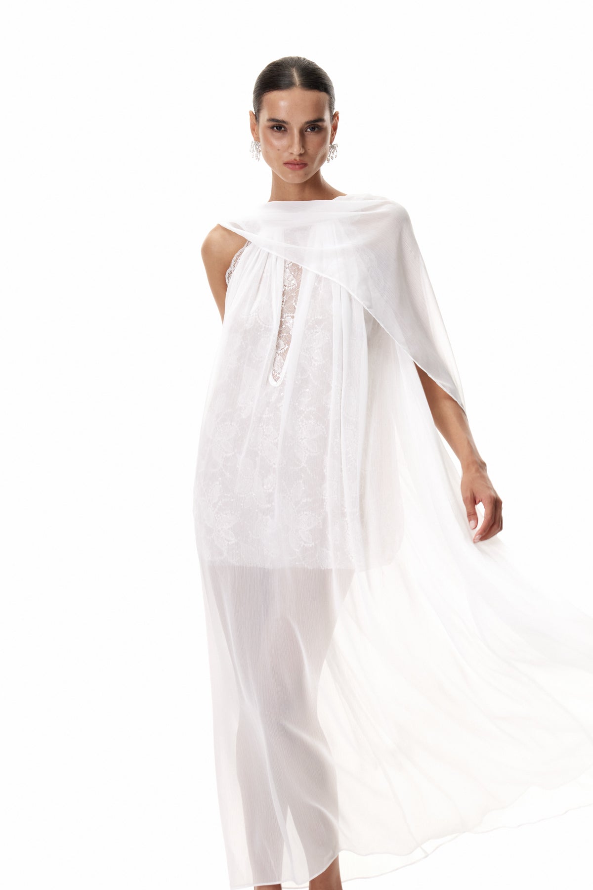 Claudie Şal Payet Maxi Elbise