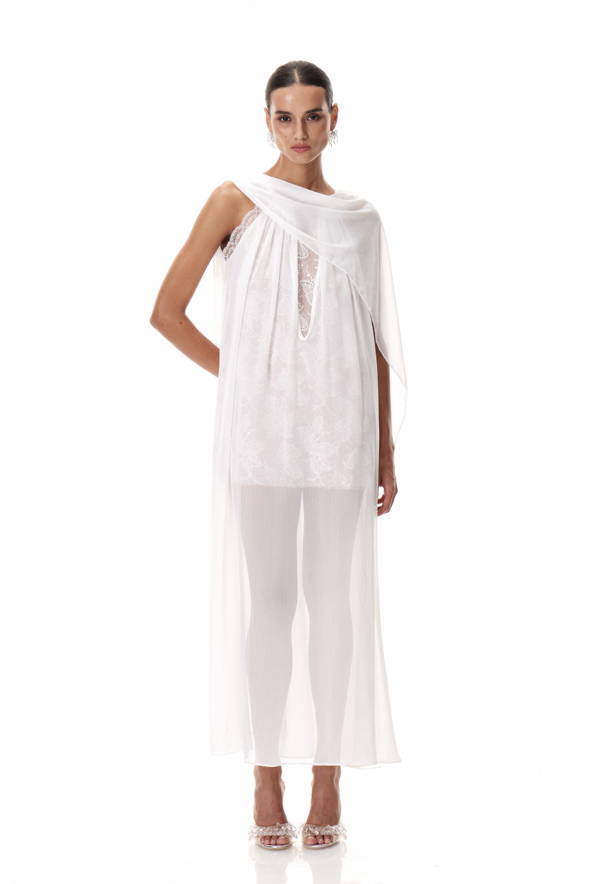 Claudie Şal Payet Maxi Elbise