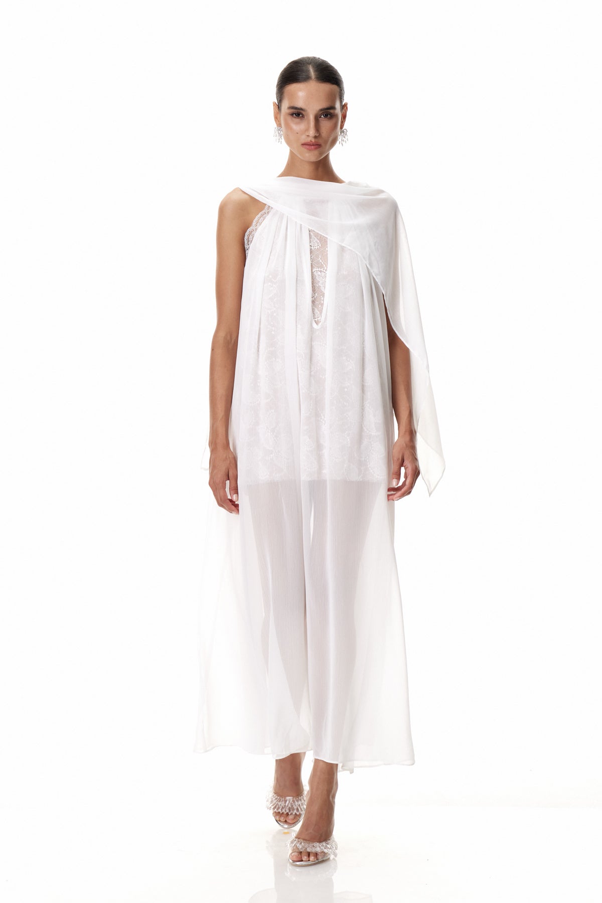Claudie Şal Payet Maxi Elbise
