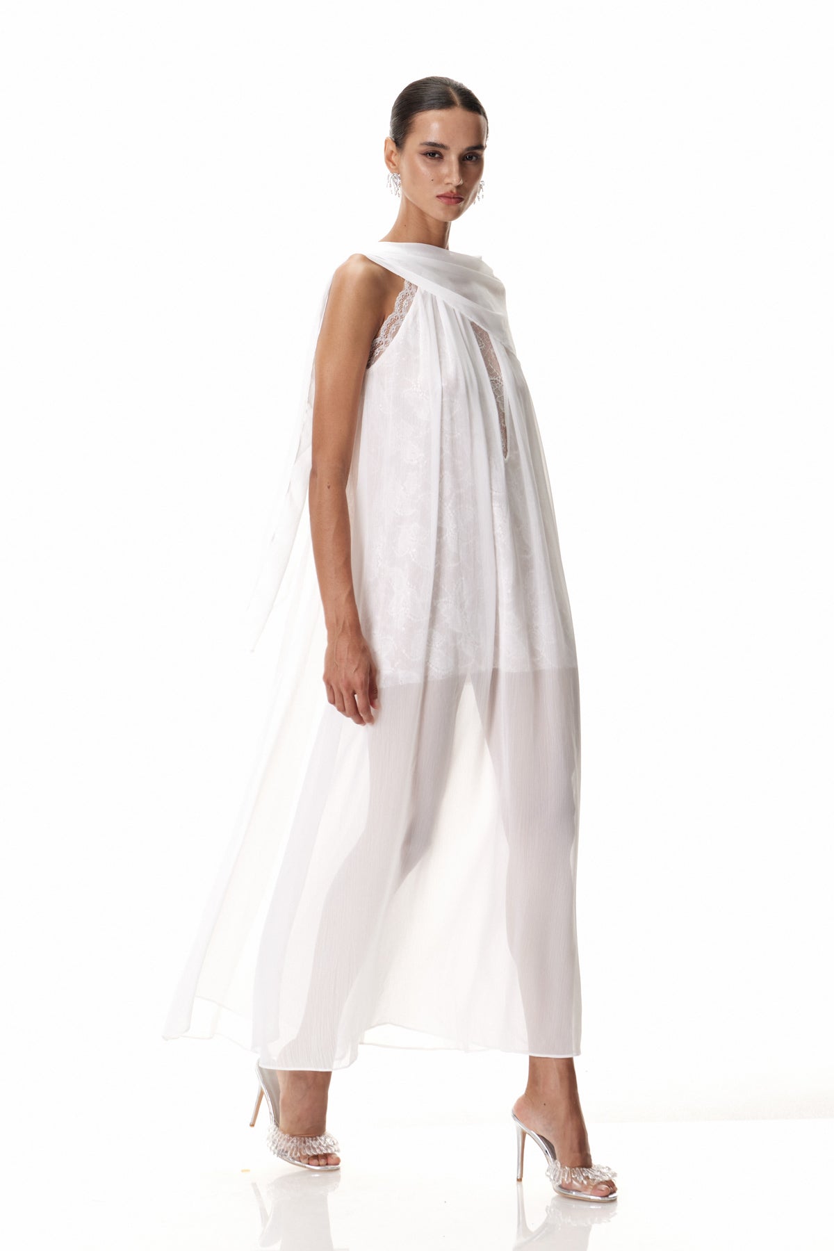 Claudie Şal Payet Maxi Elbise