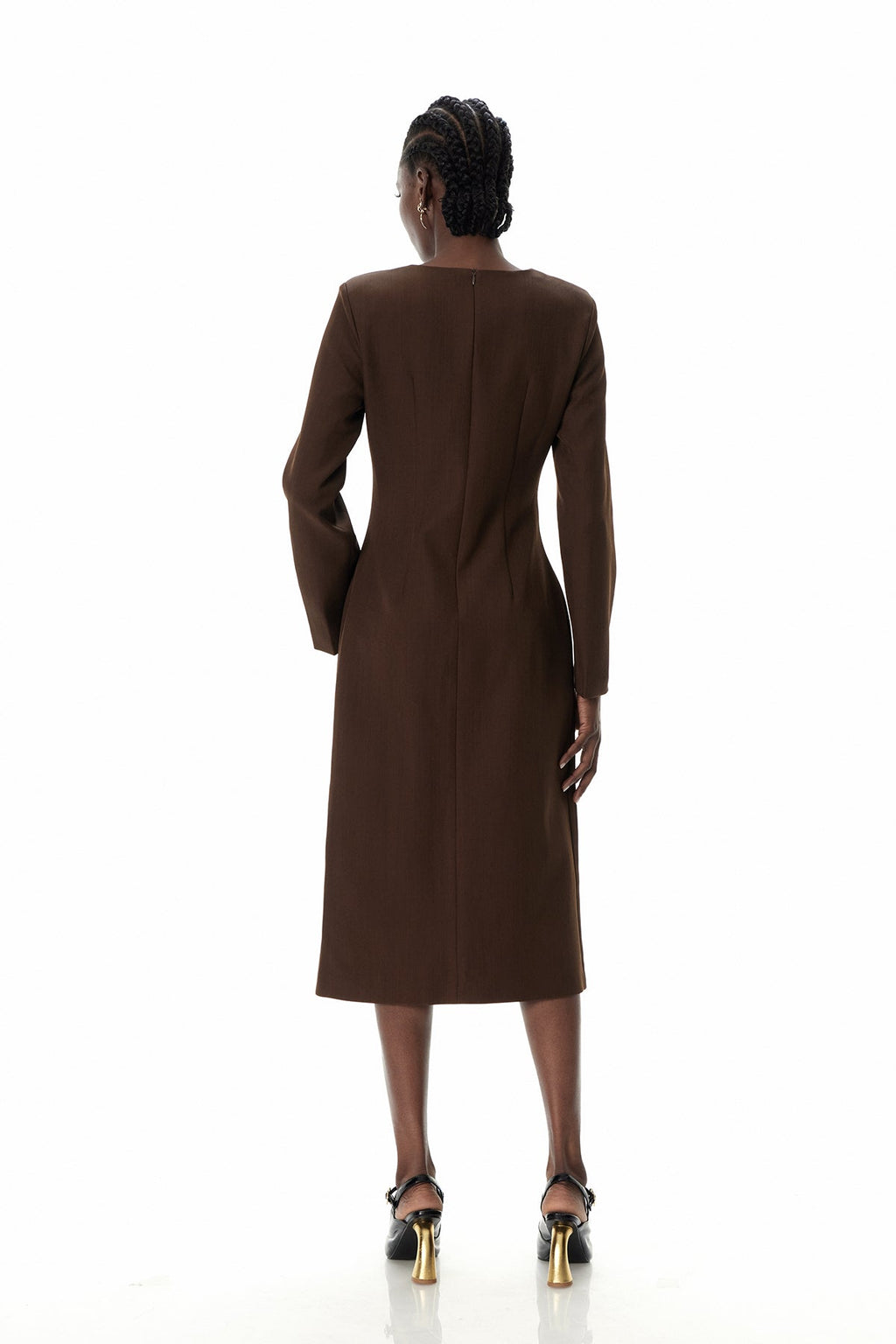 Cristoforo Bölünmüş Midi Elbise
