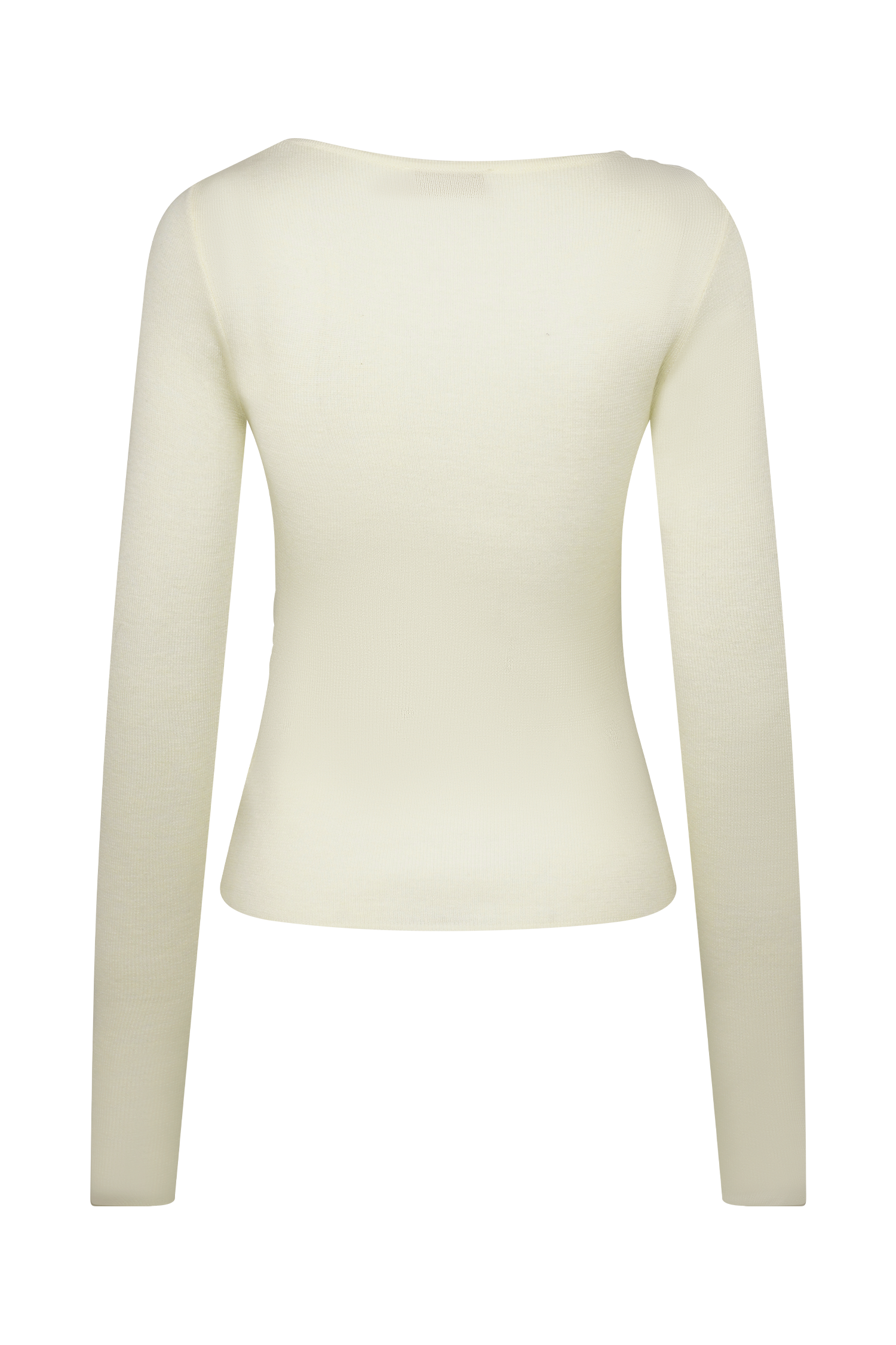 Culver Drapeli Twist Örgü Üst - Krem
