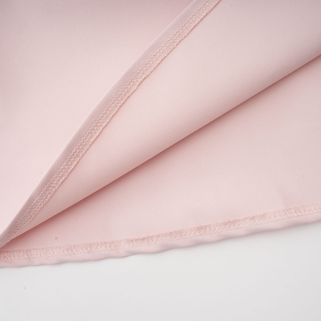 Soleil Pembe Pilili Korse Midi Elbise