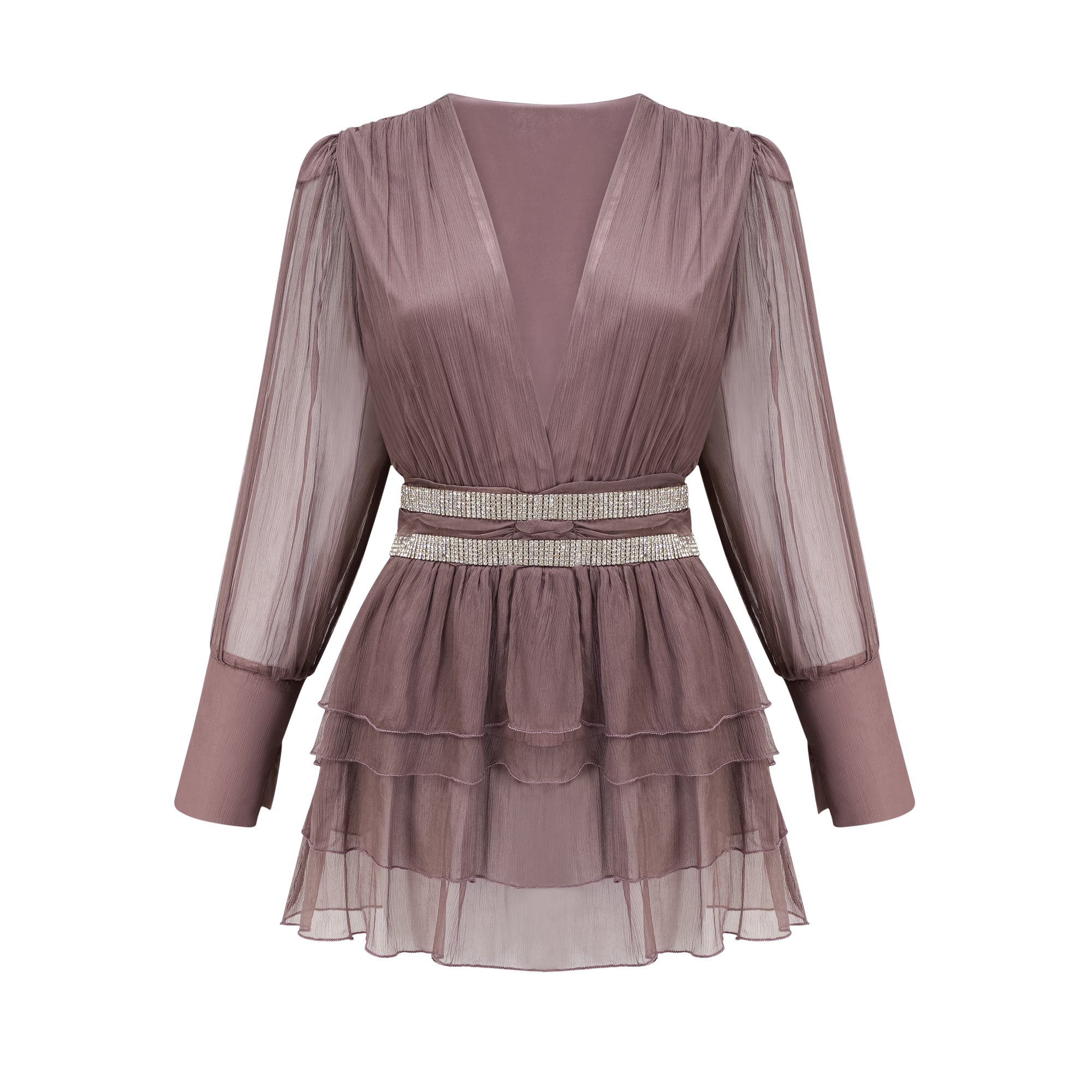 Ellica kristal mini elbise