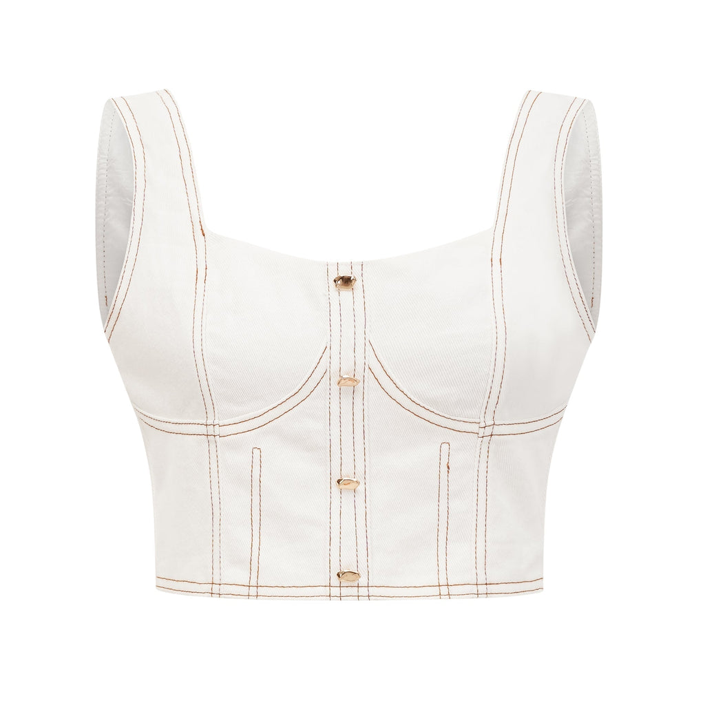 Brielle Denim Üst Ve Etek Eşleştirme Seti ®