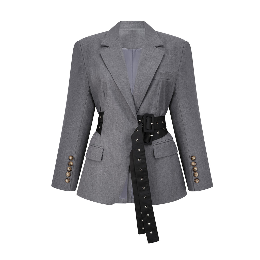 Thérèse kuşaklı blazer ceket