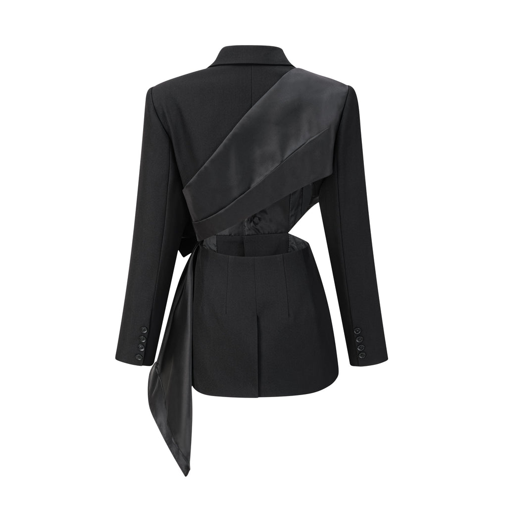 Kapuçin papyon blazer ceket