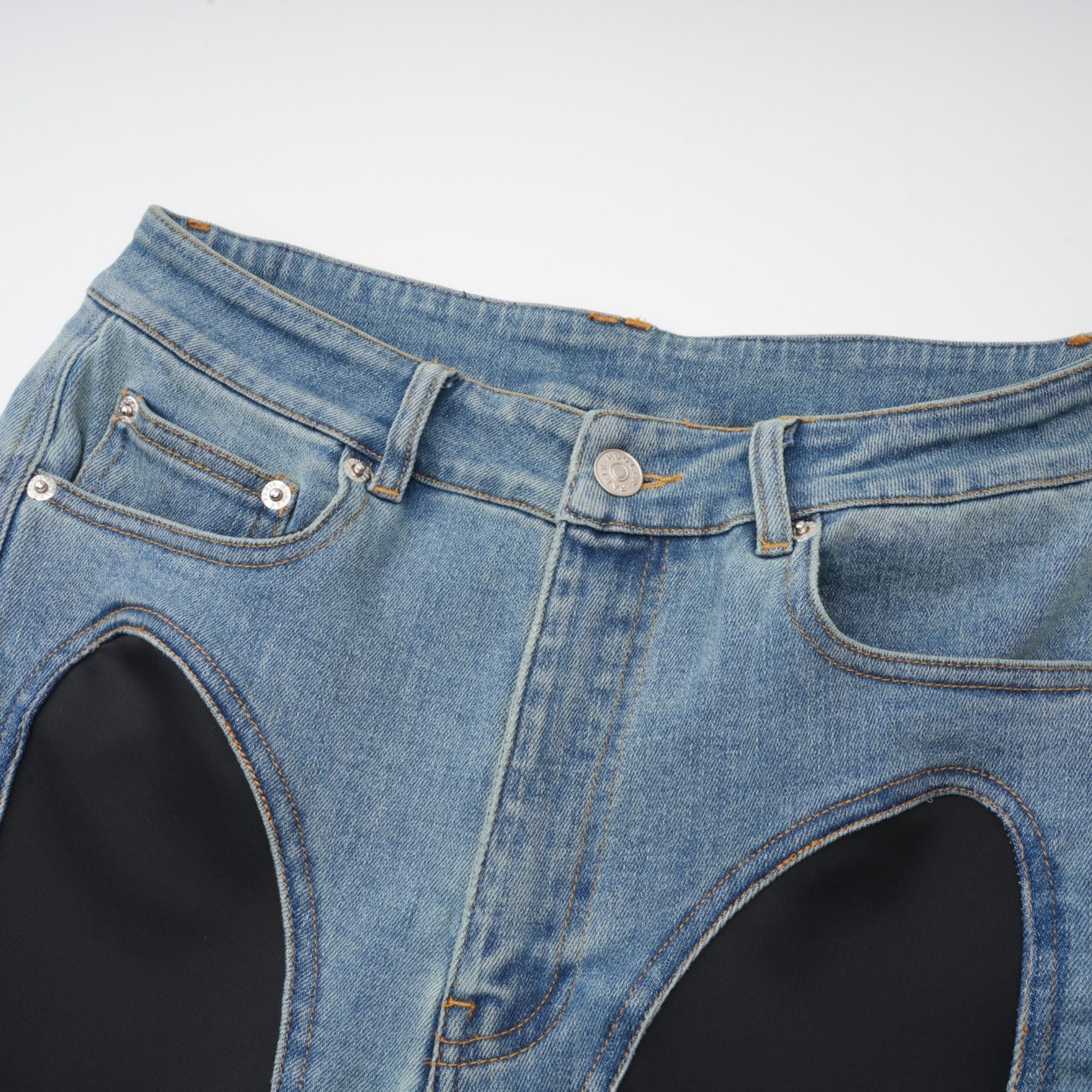 Noémie Spiral Panelli Skinny Jean Pantolon