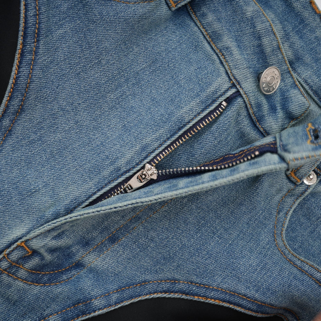Noémie Spiral Panelli Skinny Jean Pantolon