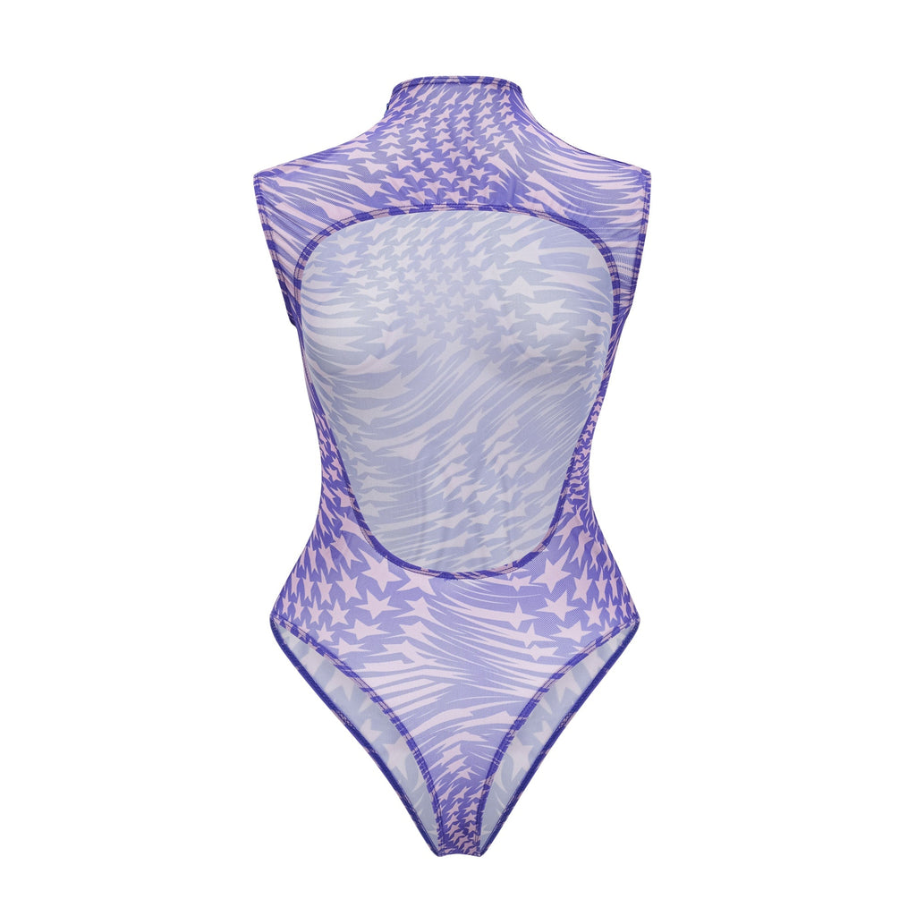 Lucienne Yıldız Desenli File Body