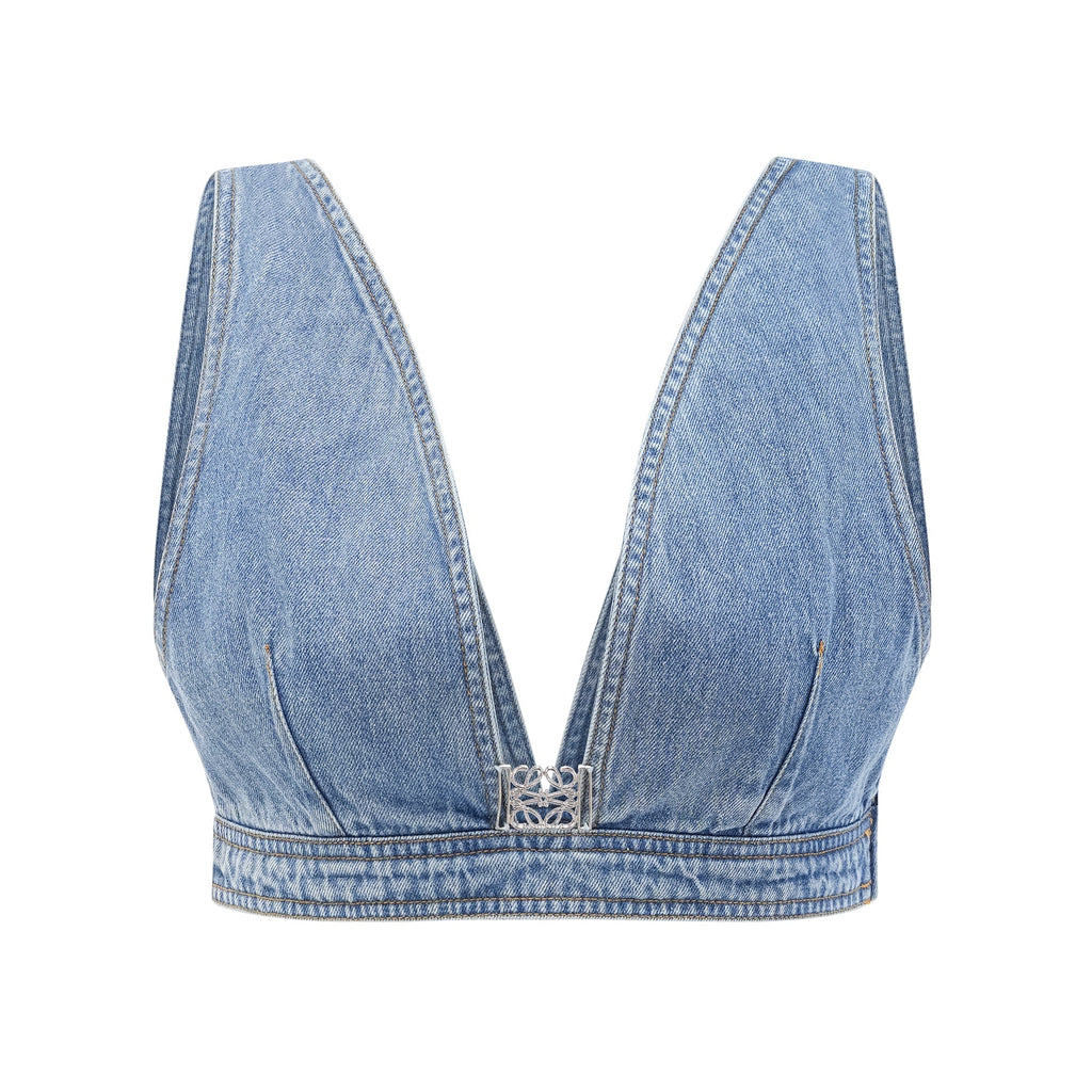 Lorraine Denim Üst Ve Etek Eşleştirme Seti