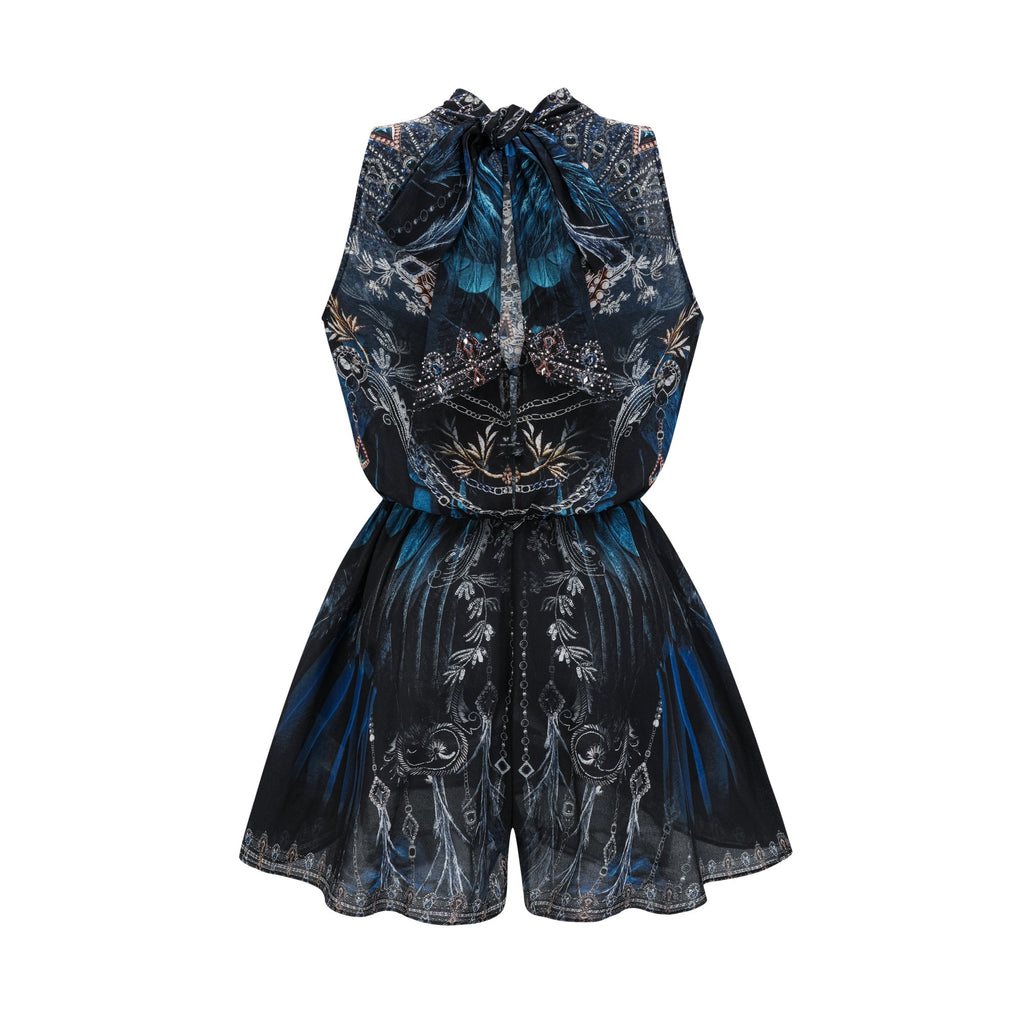 Margaux desenli mini elbise