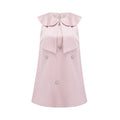 Catiana saten mini elbise