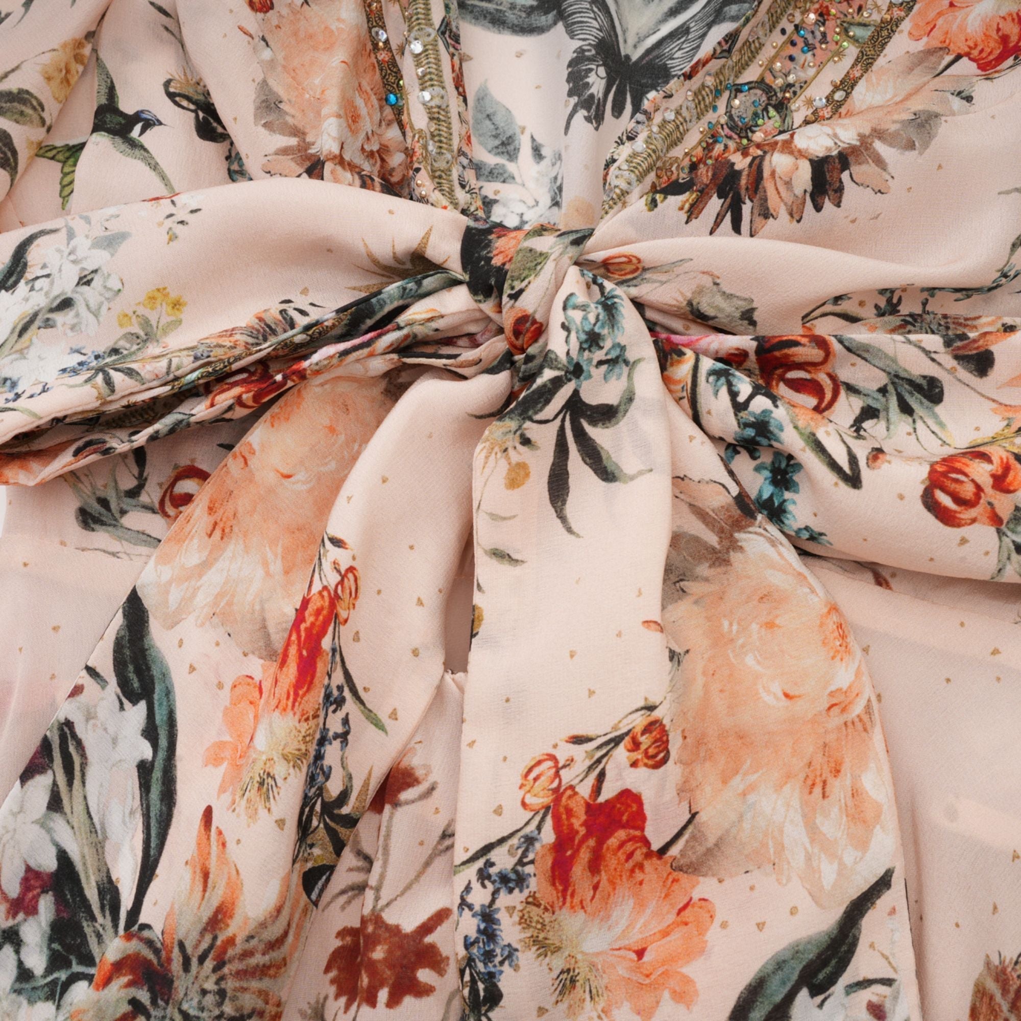 Emilia kravat mini elbise