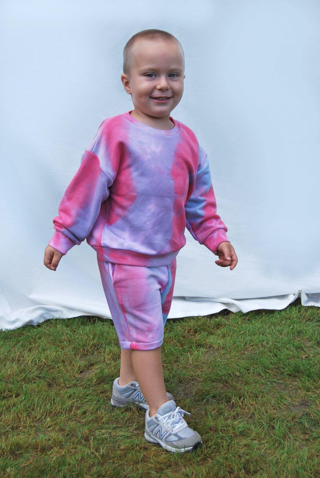 Çocuk Batik Şort Pembe