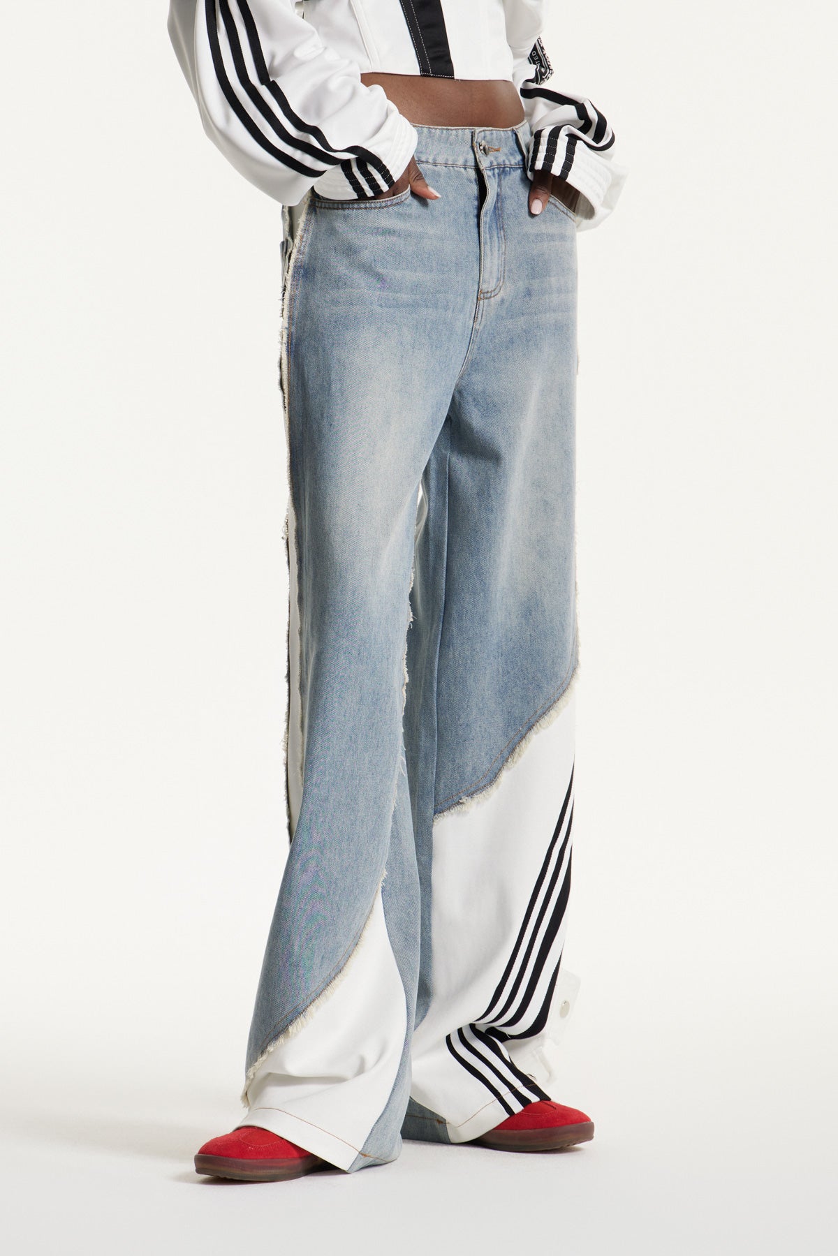 Eduard Stripe Deconstruct Kot Pantolon